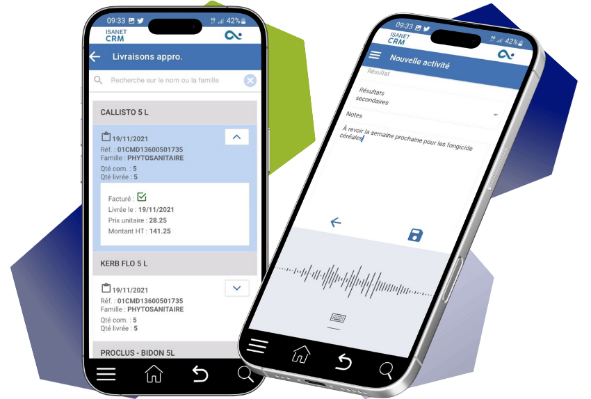 Isanet-CRM-solution-mobile-pour-equipes-commerciales-web-deconnecte-application-iOS-Android-smartphone-tablette-disponible-partout-connecteurs-ERP-mise-en-place-rapide-integre-suite-Isagri-donnees-agriculteurs-augmentation-chiffre-affaires-fidelisation-clients-parcours-simplifie