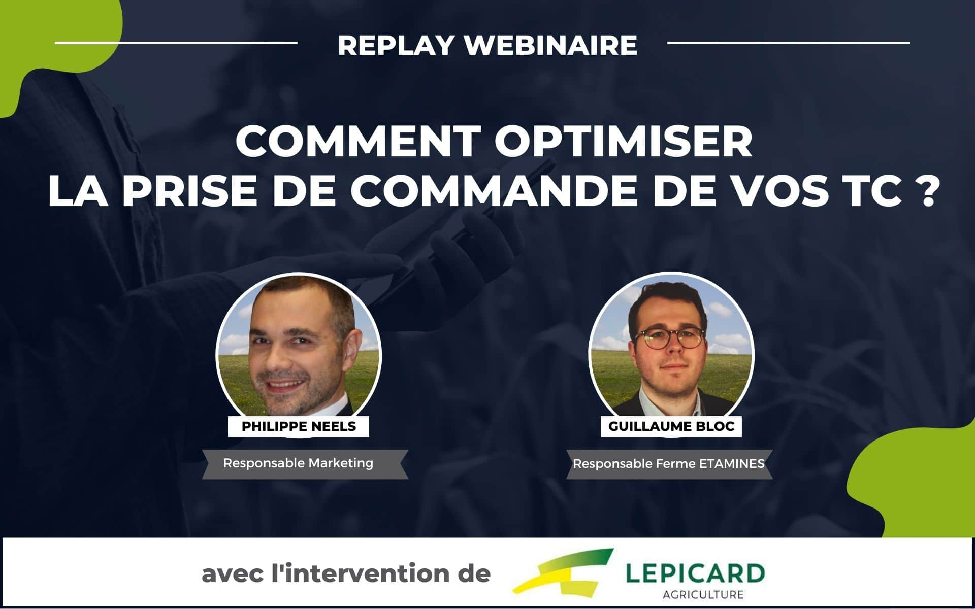 webinaire prise de commande